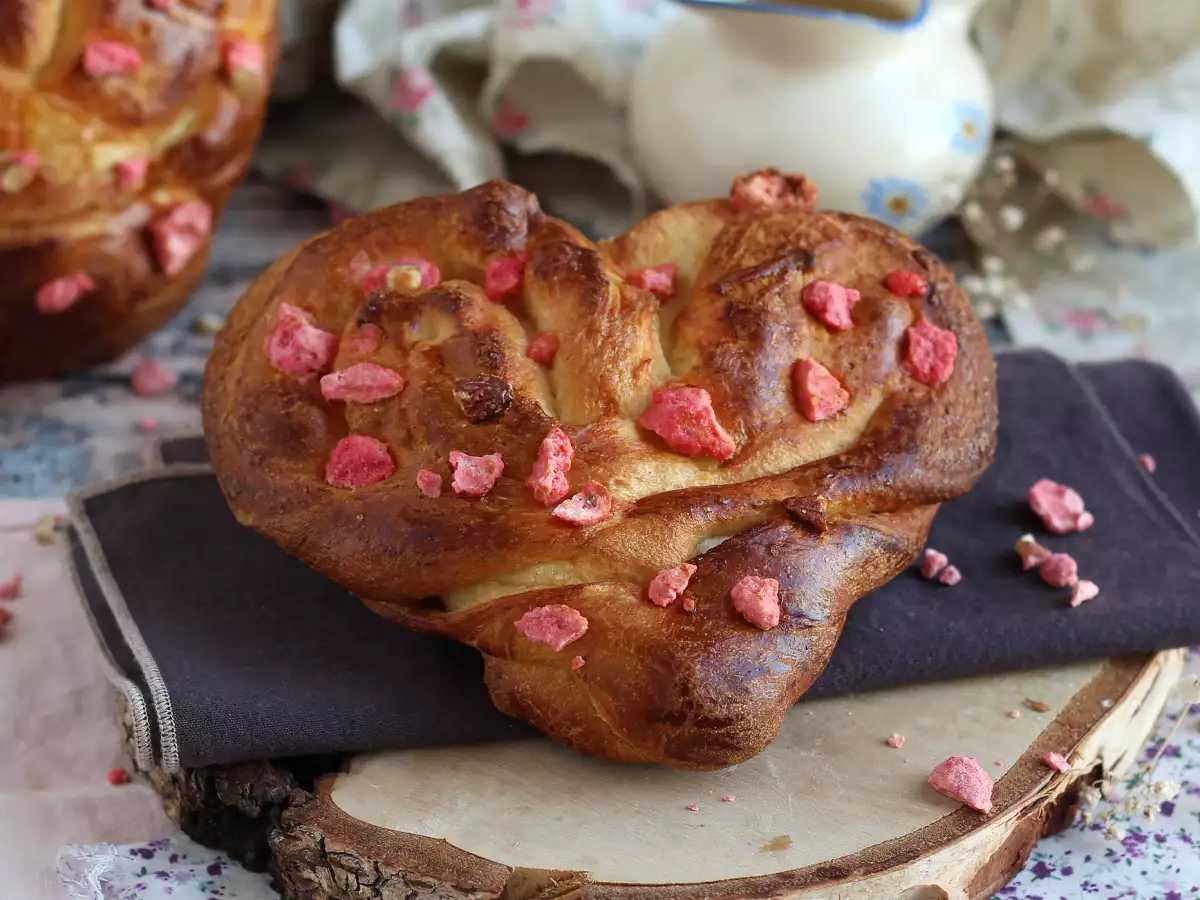 Extra mjuka hjärtformade briochebullar till alla hjärtans dag - foto 5