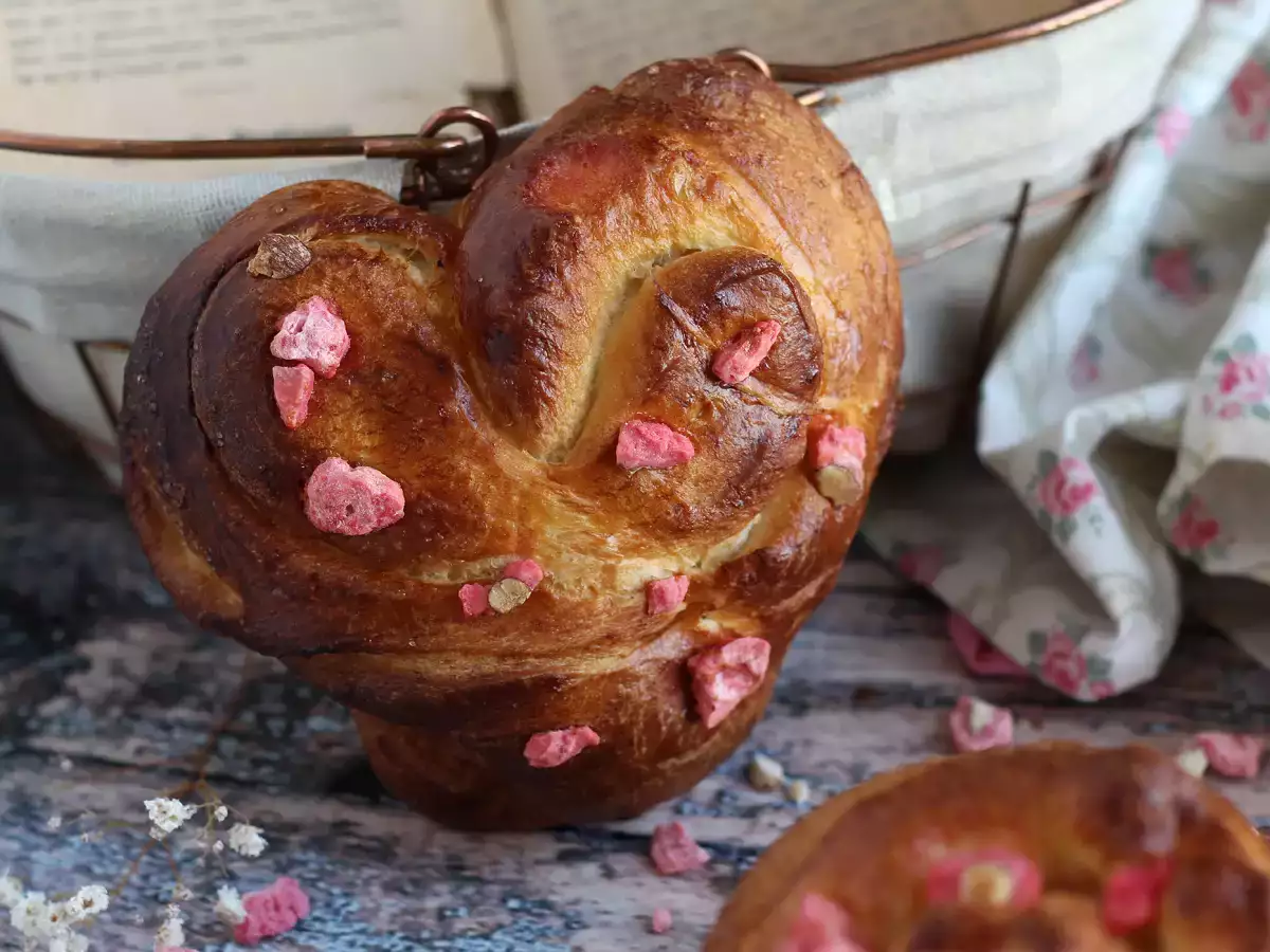 Extra mjuka hjärtformade briochebullar till alla hjärtans dag - foto 6
