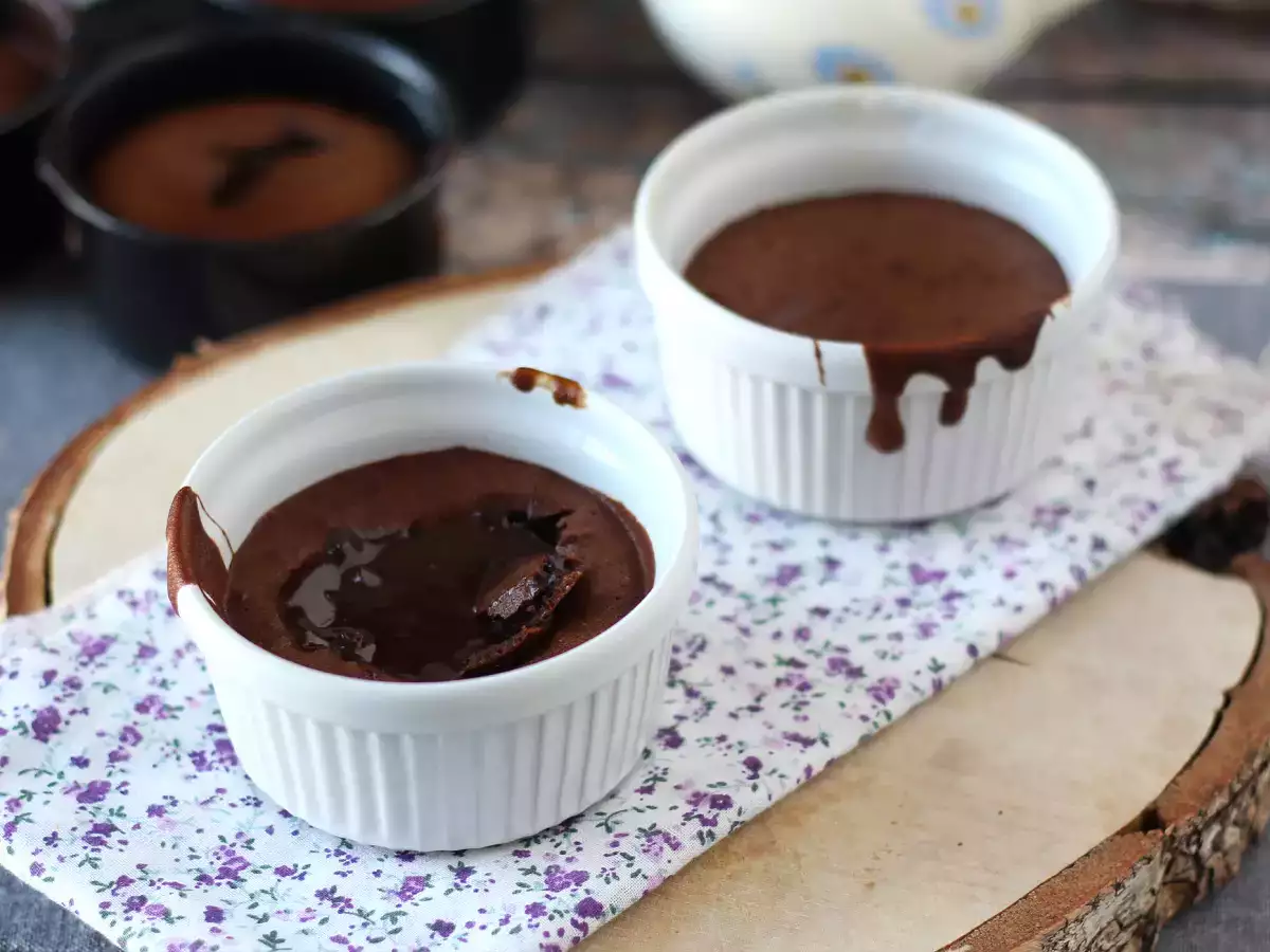 Extra rinniga chokladfondanter i airfryer! - foto 2