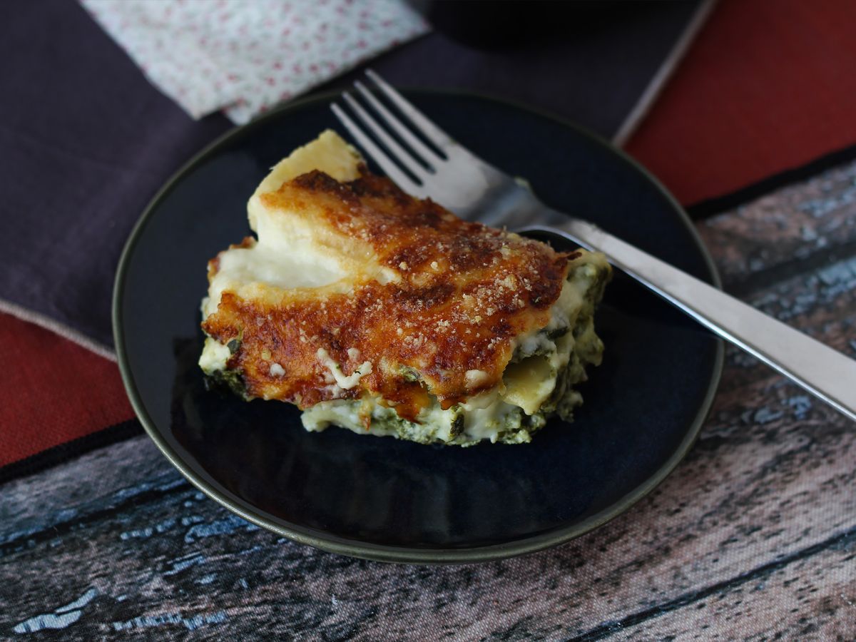 Extra smältande lasagne med ricotta och spenat - foto 4