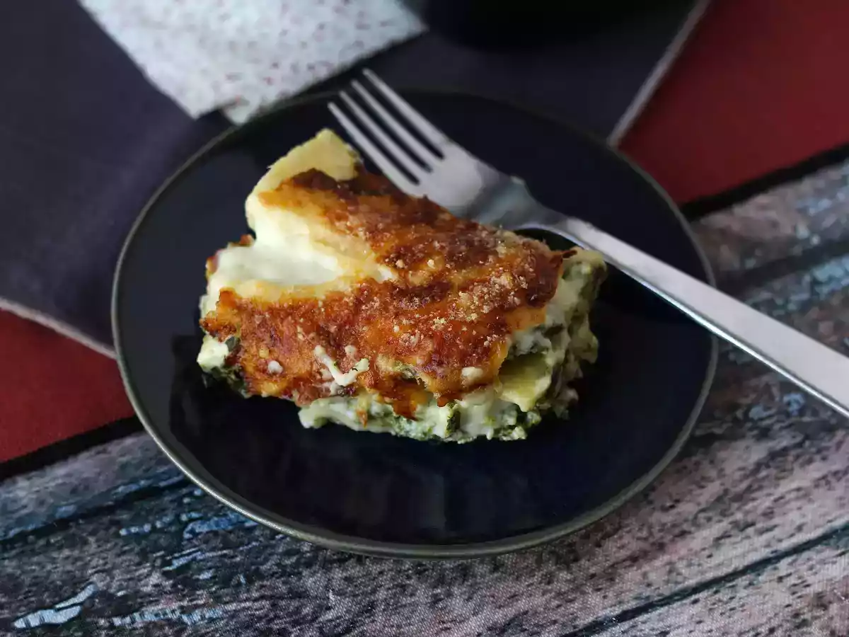 Extra smältande lasagne med ricotta och spenat - foto 4