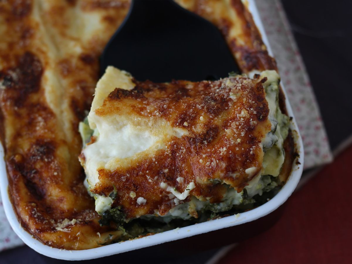 Extra smältande lasagne med ricotta och spenat - foto 5