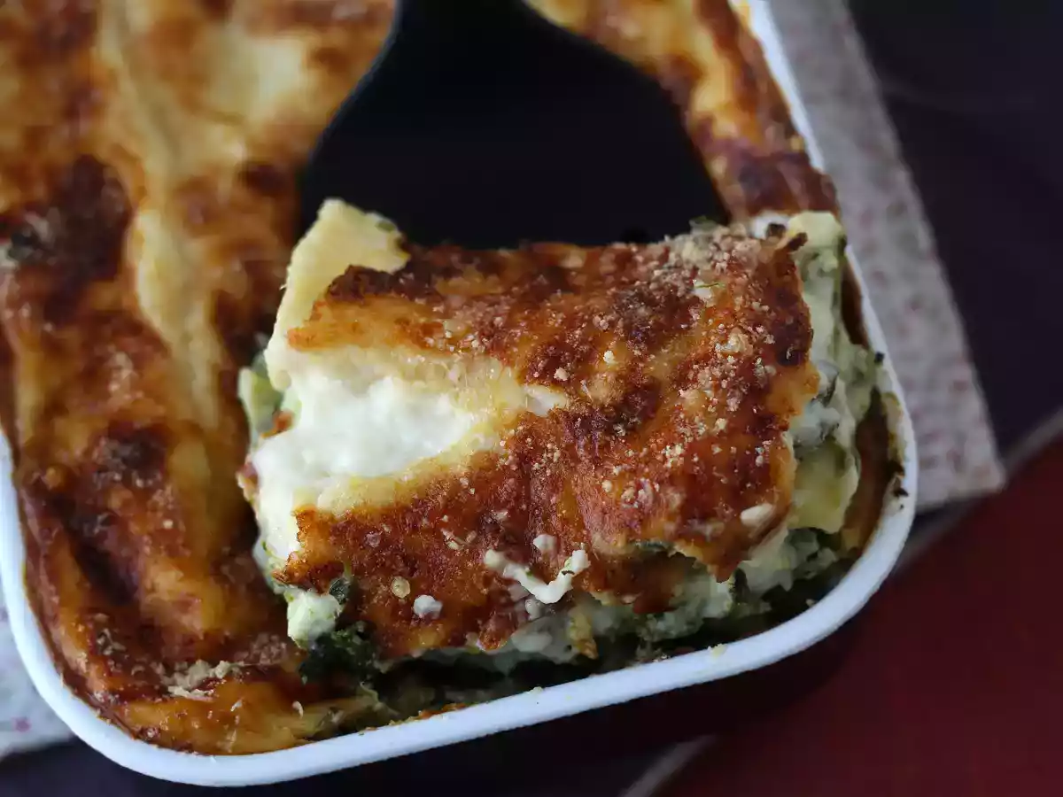 Extra smältande lasagne med ricotta och spenat - foto 5