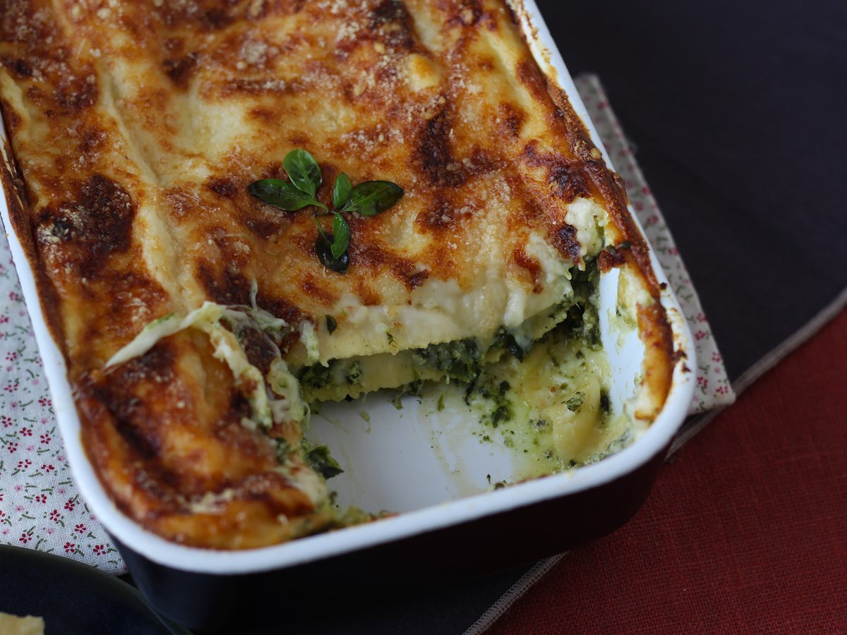 Extra smältande lasagne med ricotta och spenat - foto 6