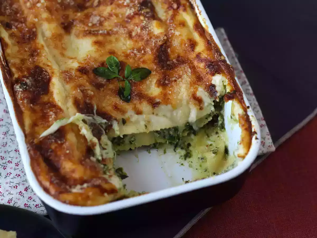 Extra smältande lasagne med ricotta och spenat - foto 6