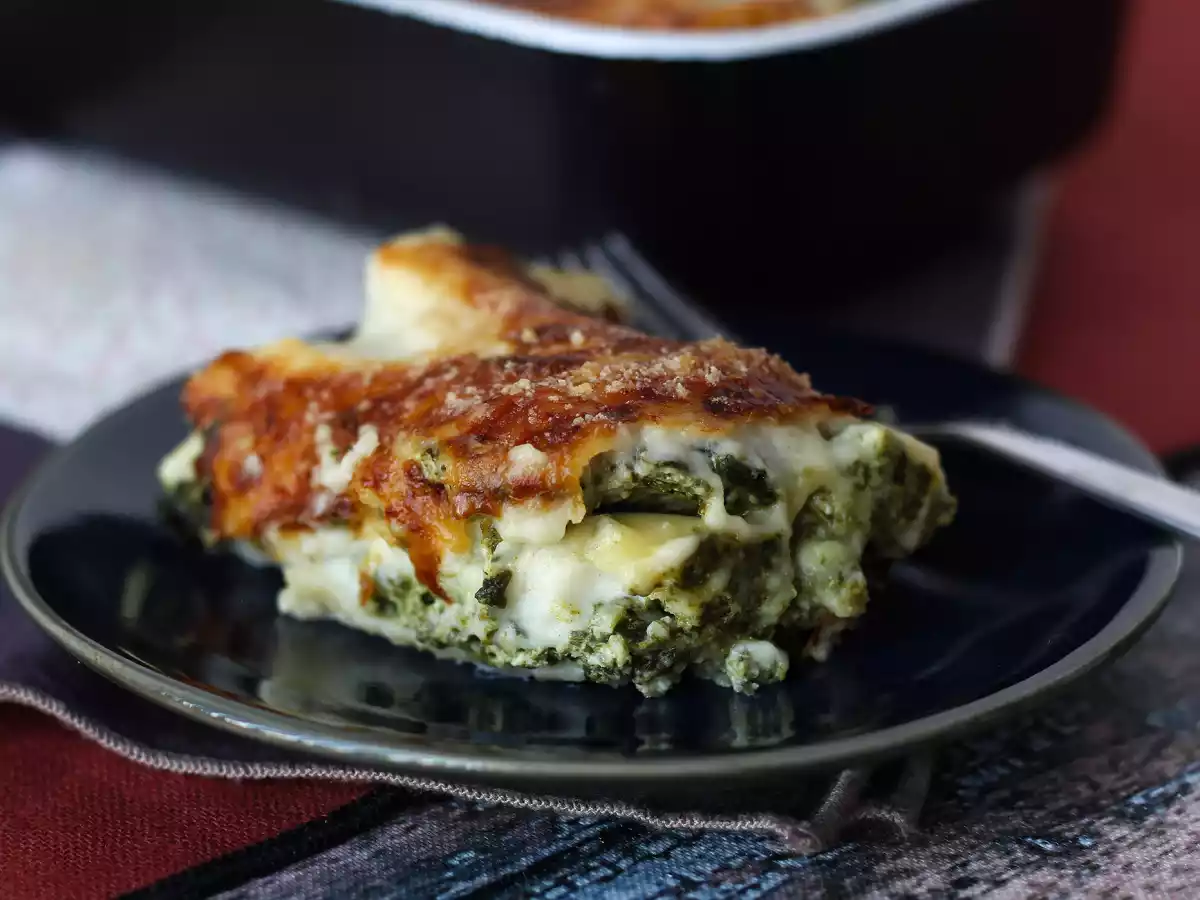 Extra smältande lasagne med ricotta och spenat - foto 7