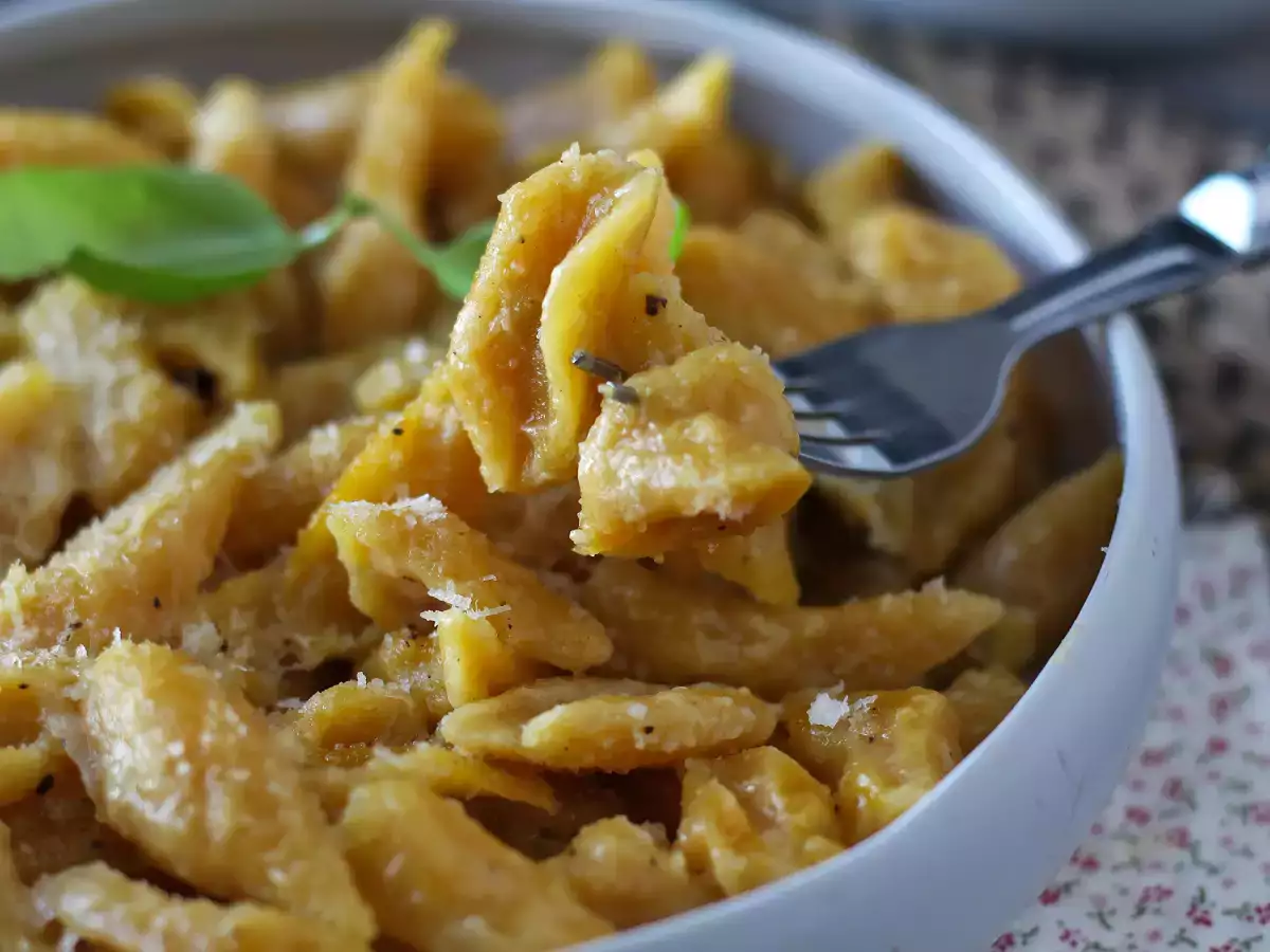 Färsk pasta med butternutpumpa – bara 2 ingredienser - foto 2