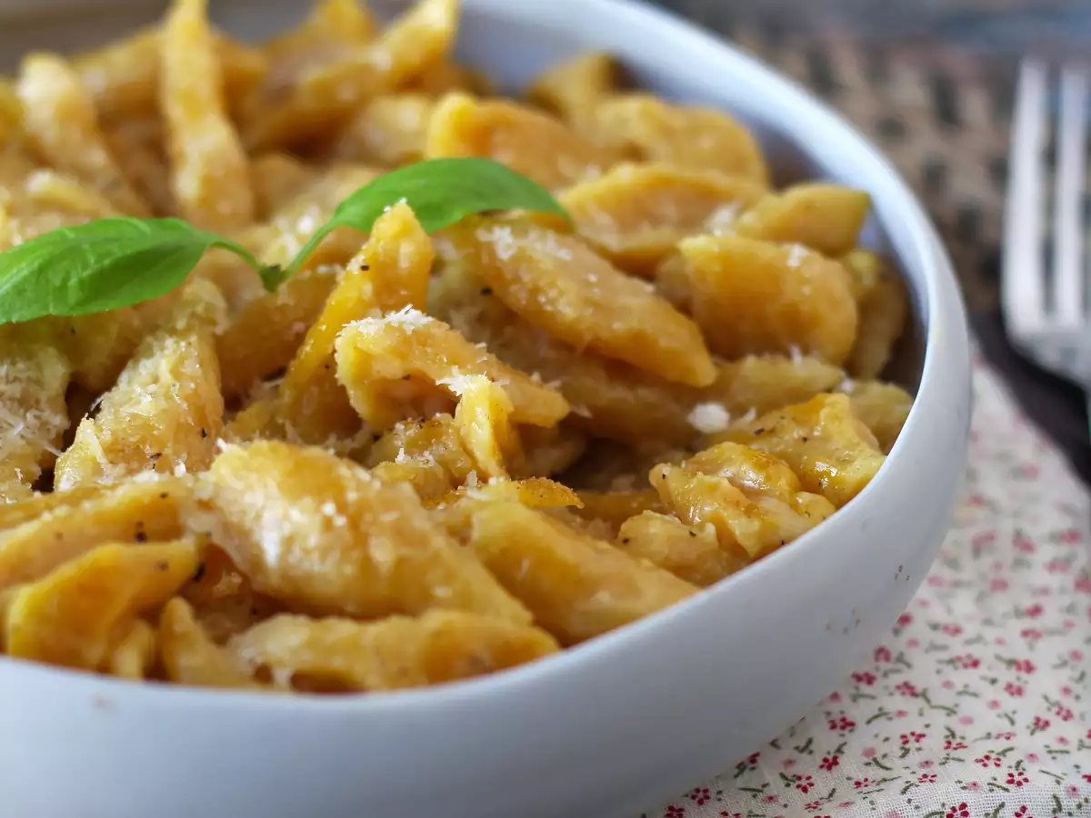Färsk pasta med butternutpumpa – bara 2 ingredienser - foto 4