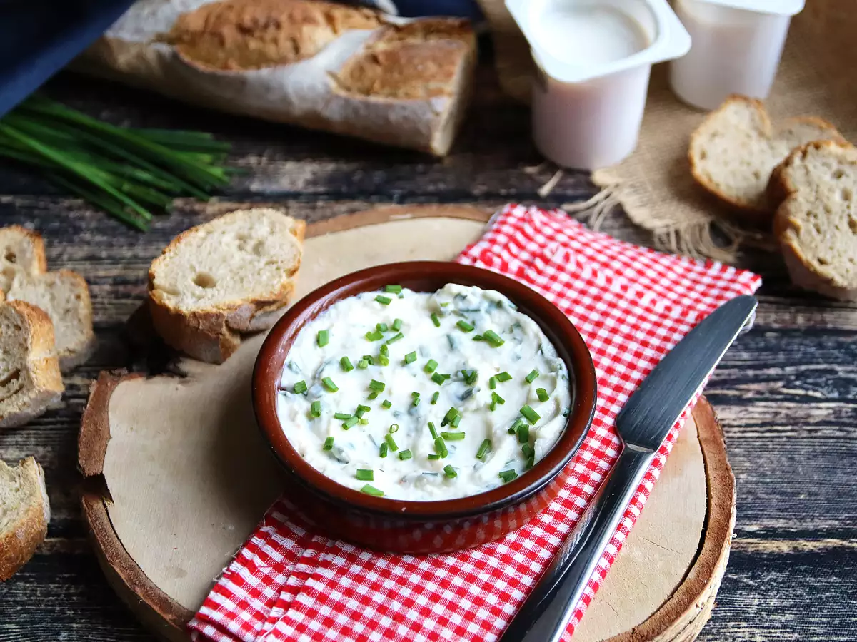 Faux-mage frais med vitlök och örter (den veganska sojabaserade osten!) - foto 4