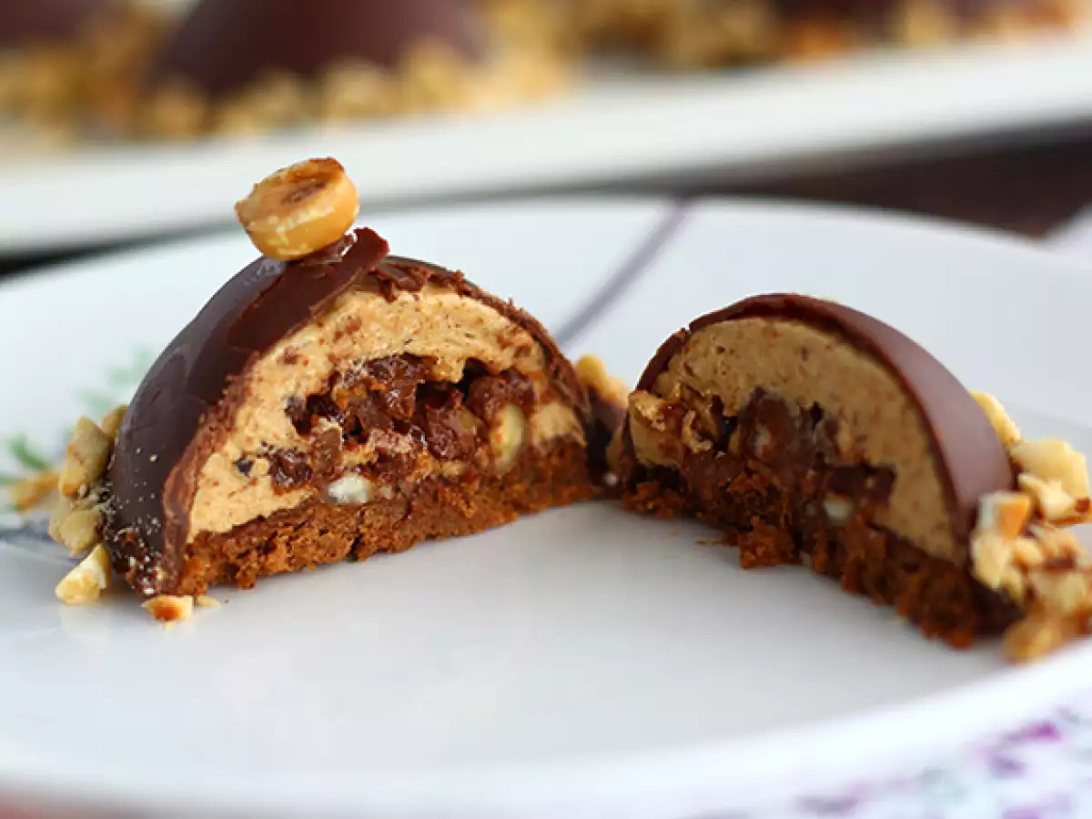 Ferrero Rocher-inspirerade chokladkupoler - foto 4