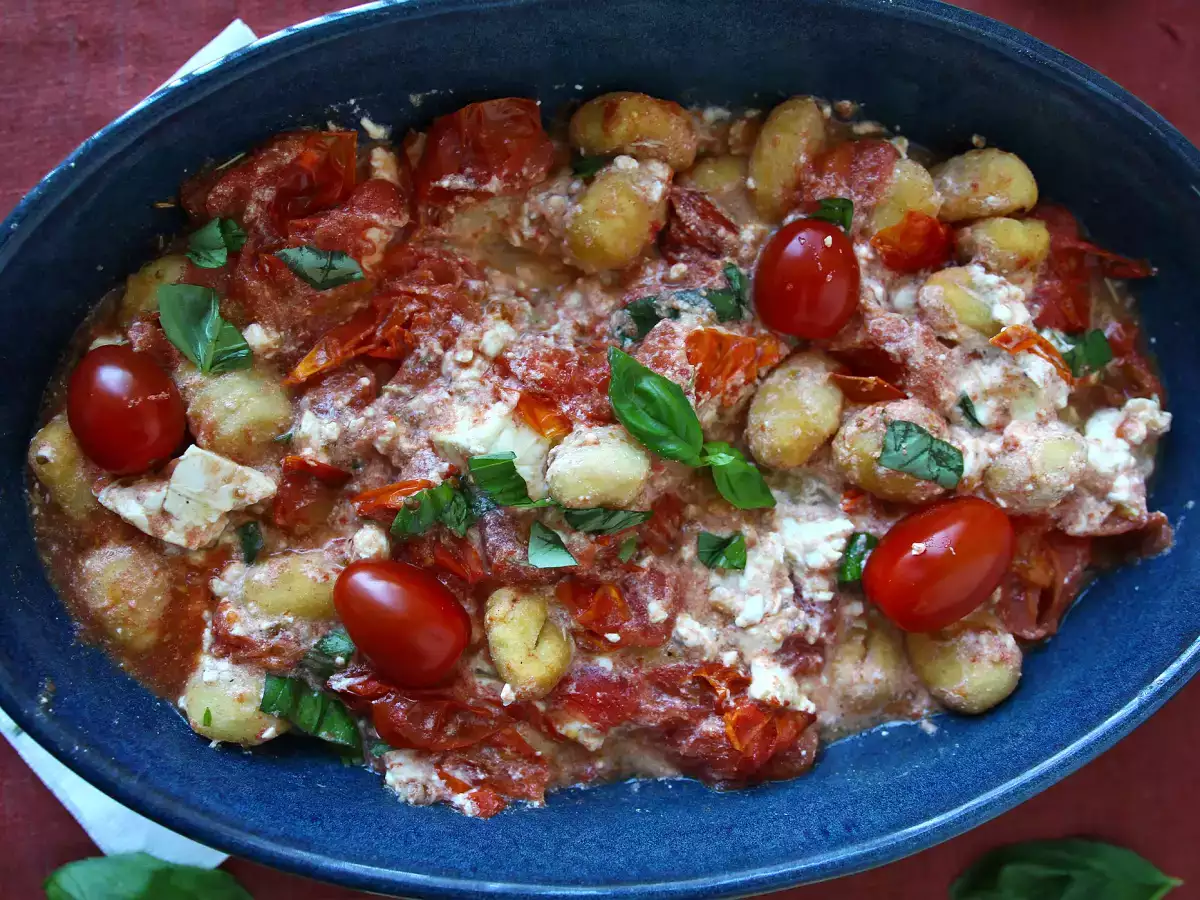 Feta-gnocchi i airfryer – en supersnabb rätt med körsbärstomater och fetaost! - foto 3