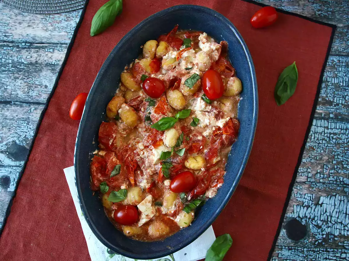 Feta-gnocchi i airfryer – en supersnabb rätt med körsbärstomater och fetaost! - foto 5
