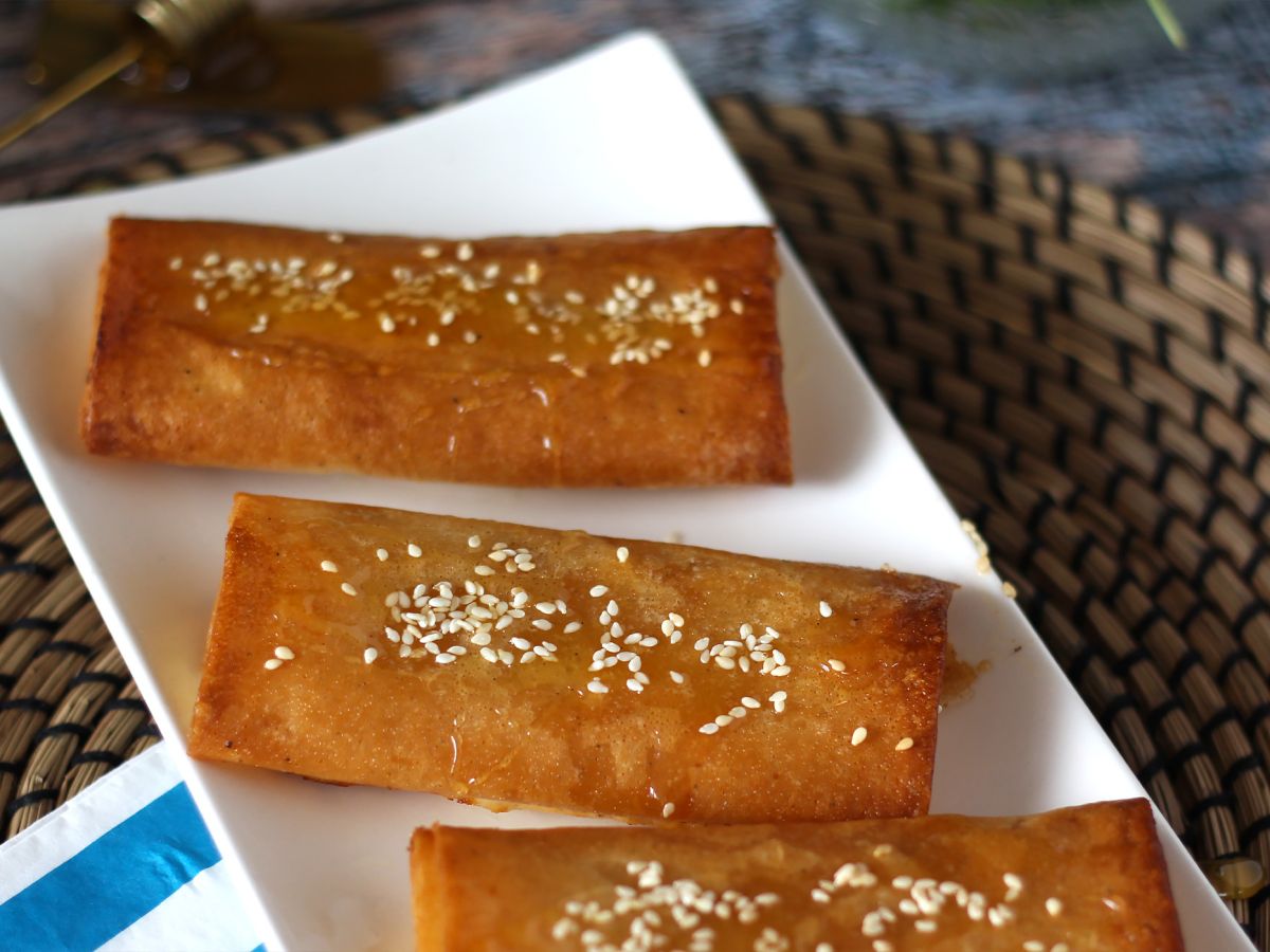 Feta Saganaki, det grekiska receptet på feta och honung - foto 4