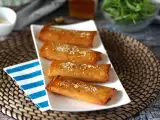 Feta saganaki – grekiskt recept på krispig fetaost med honung, foto 1