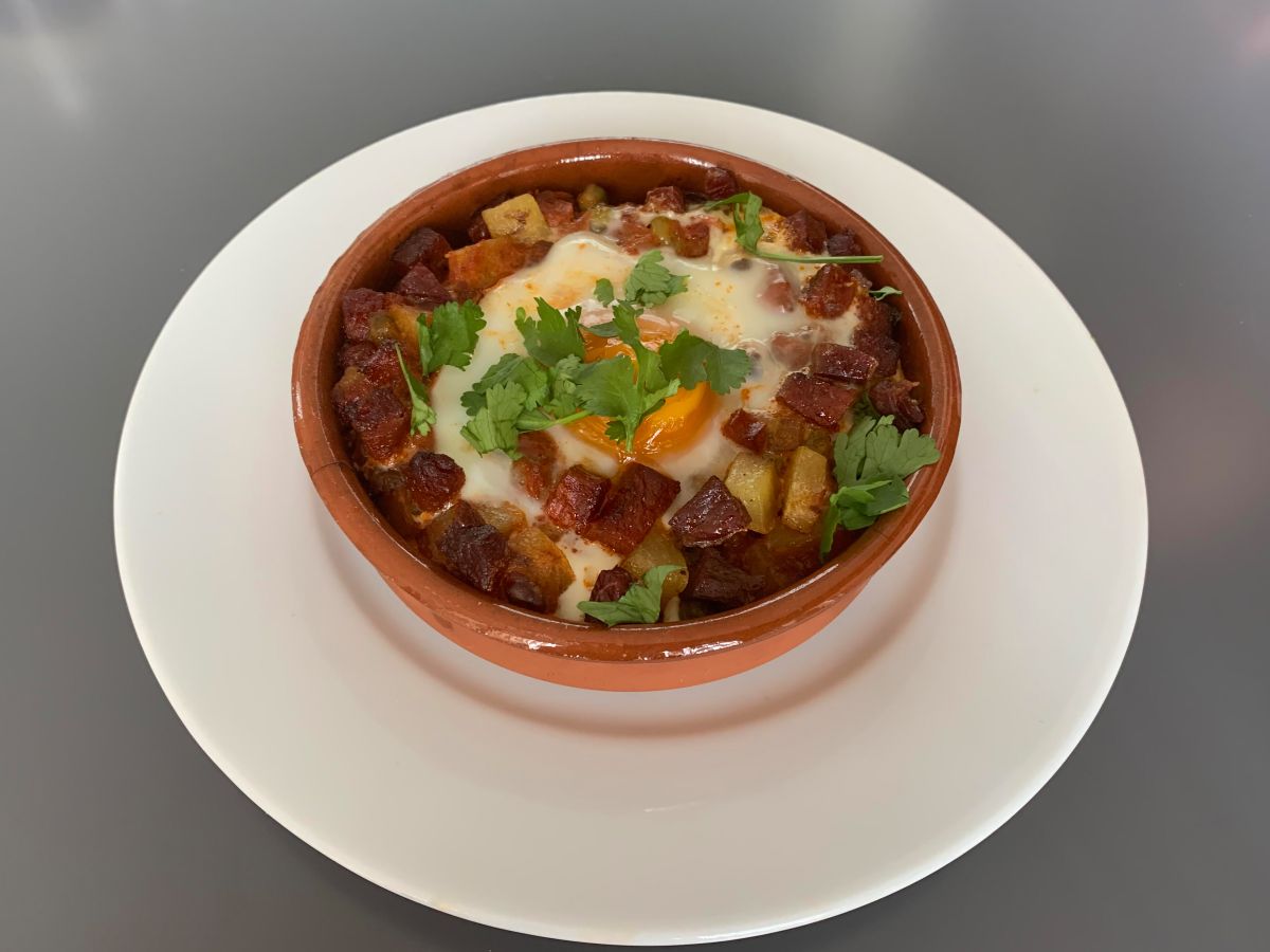 Flamenco-ägg med potatis och chorizo - foto 2