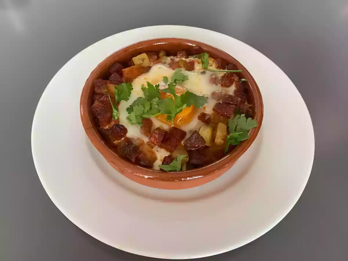 Flamenco-ägg med potatis och chorizo - foto 2
