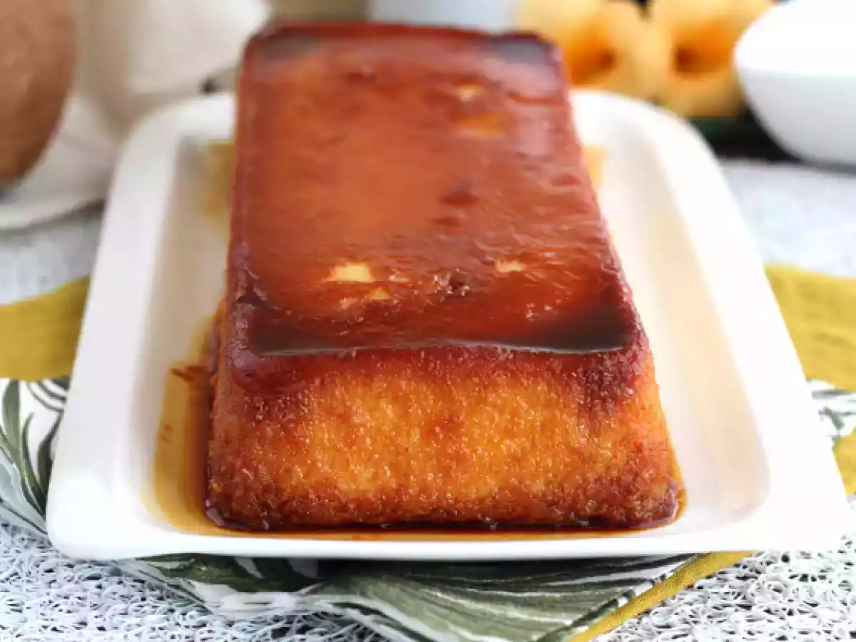 Flan med kokosnöt