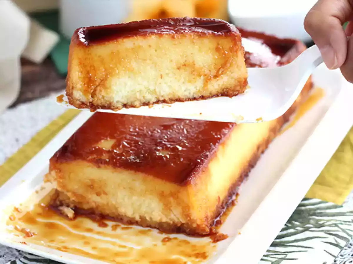 Flan med kokosnöt - foto 2