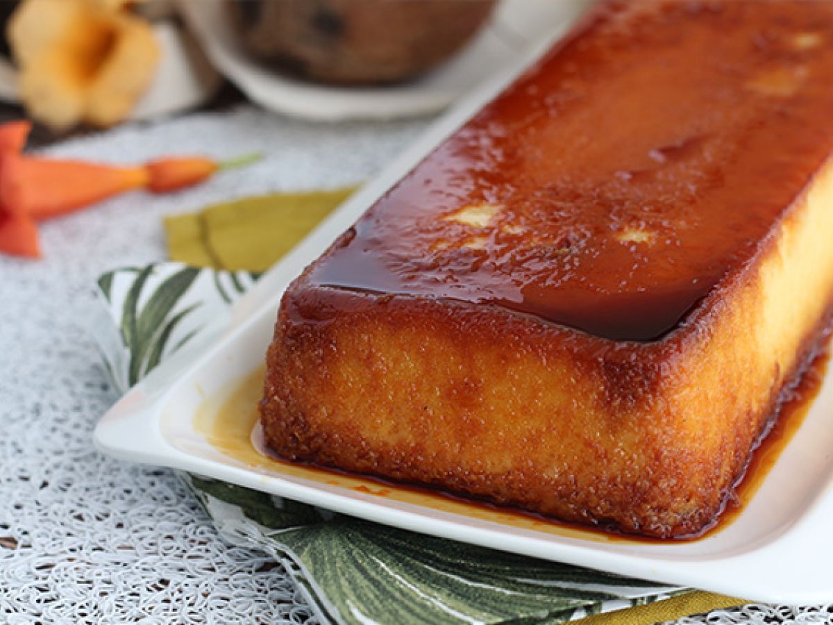 Flan med kokosnöt - foto 3