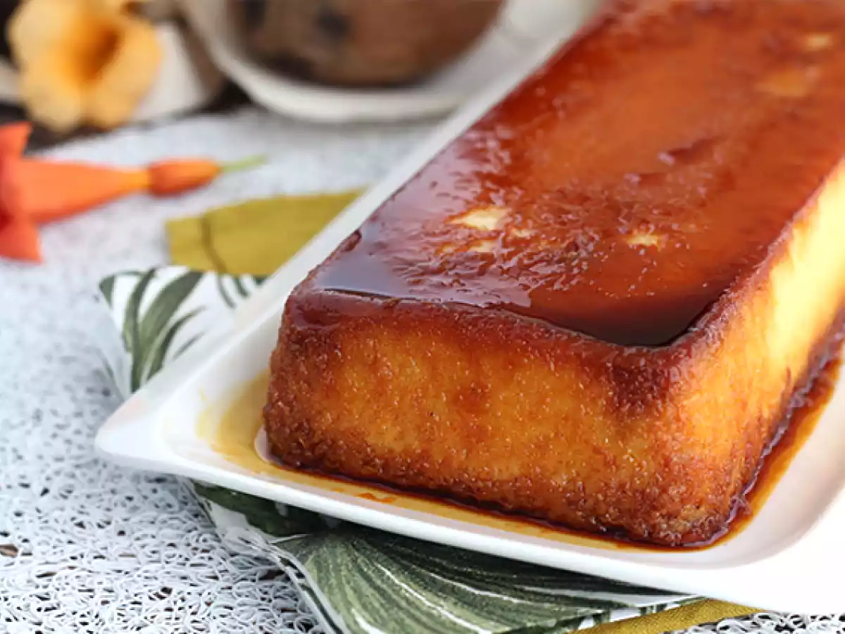 Flan med kokosnöt - foto 3