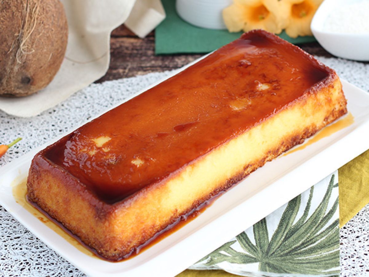 Flan med kokosnöt - foto 5