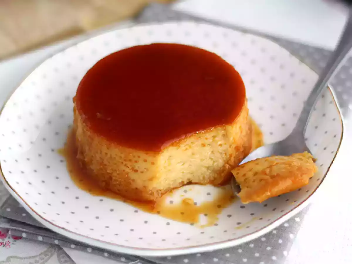 Flan med kondenserad mjölk