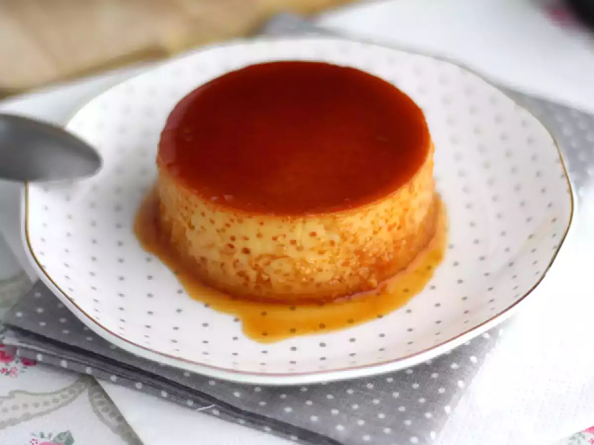 Flan med kondenserad mjölk - foto 3