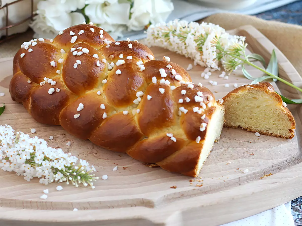 Flätad brioche med 8 degsträngar - foto 3