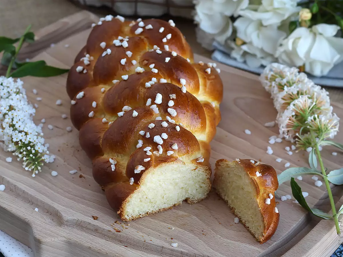 Flätad brioche med 8 degsträngar - foto 5