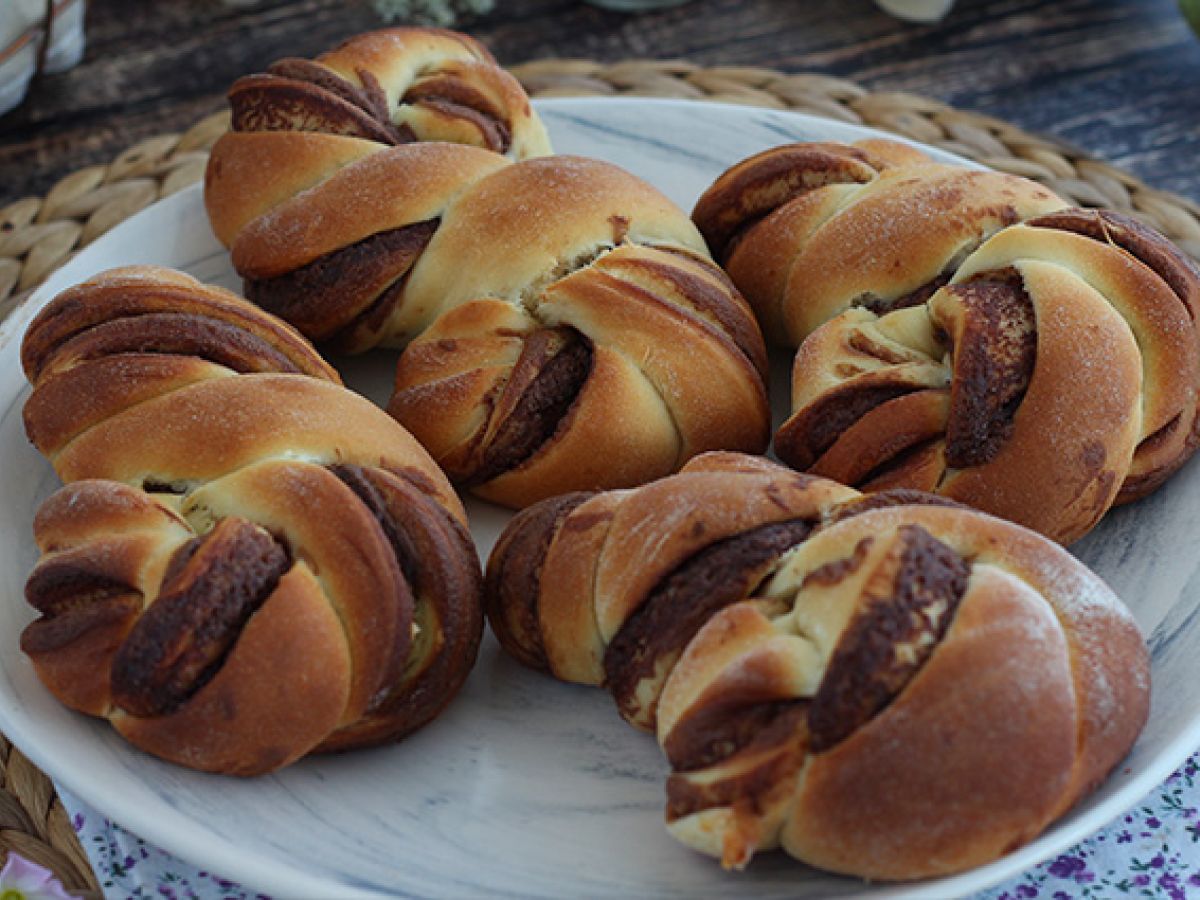 Flätade bullar med Nutella - foto 2