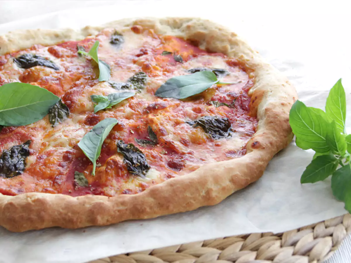 Fluffig Margherita-pizza - foto 2