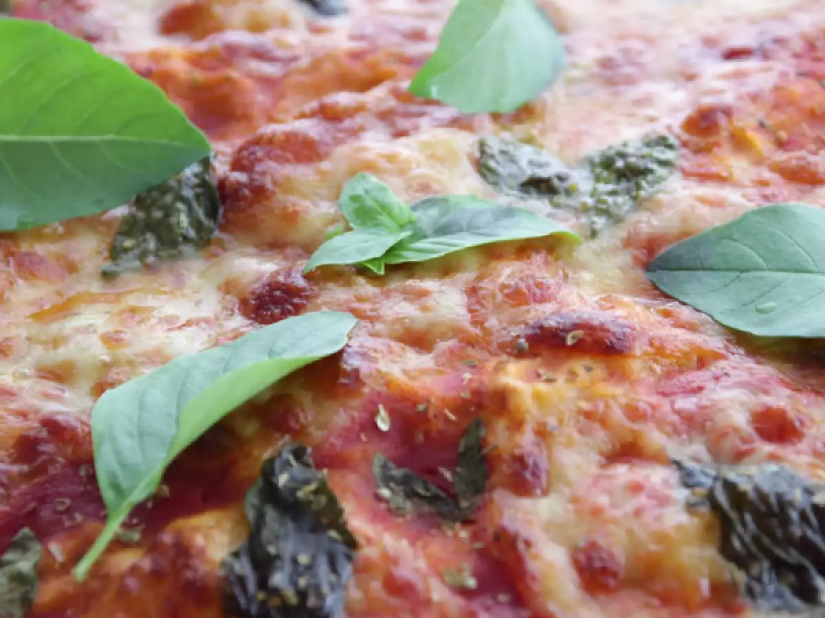 Fluffig Margherita-pizza - foto 3