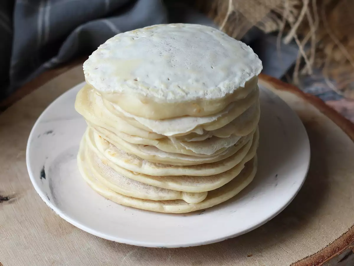 Fluffiga veganska pannkakor med linfröägg – enkelt recept utan ägg - foto 5