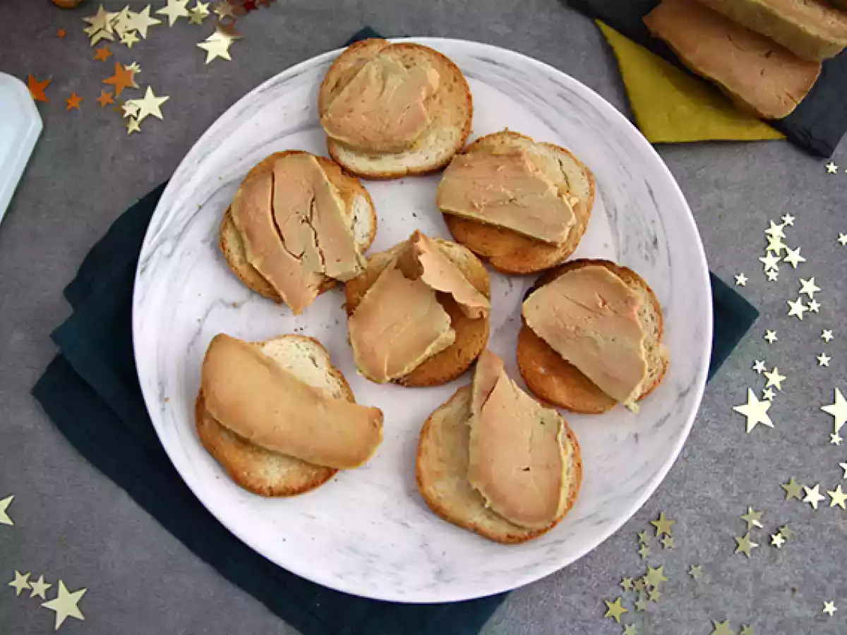 Foie gras tillagad i salt - foto 2