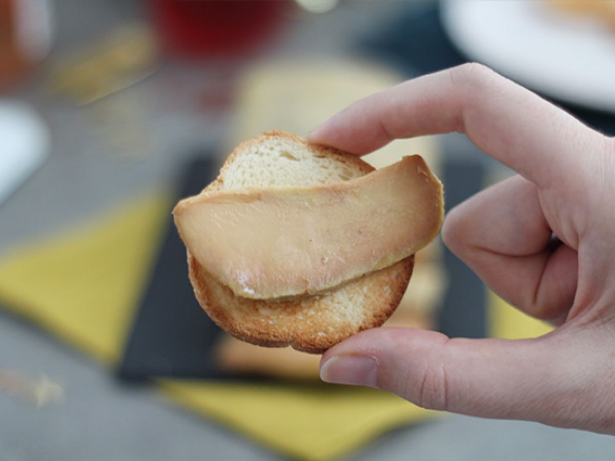 Foie gras tillagad i salt - foto 4