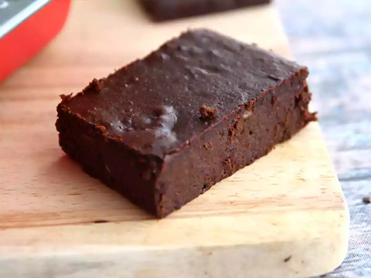 Fondant med choklad och röda bönor - Glutenfri / Laktosfri