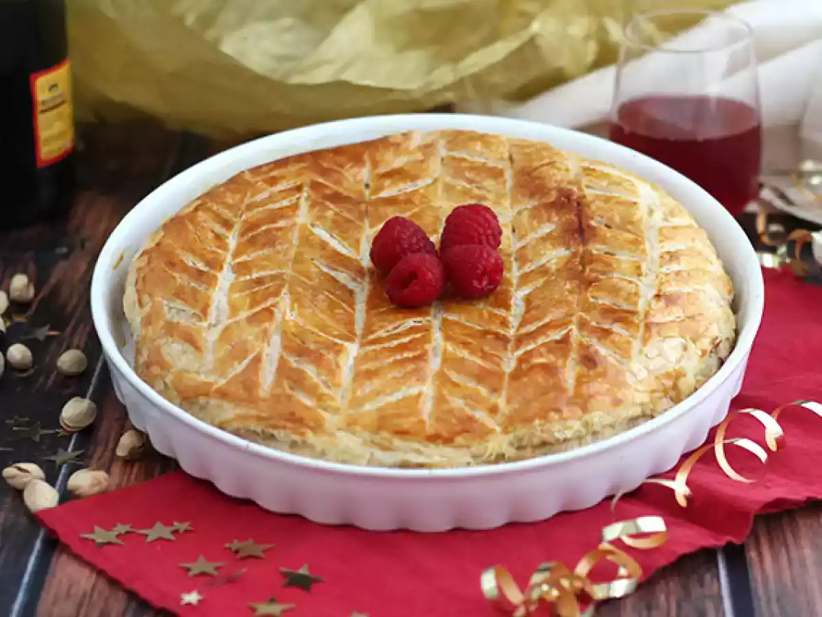 Frangipane hallon och pistage galette des rois