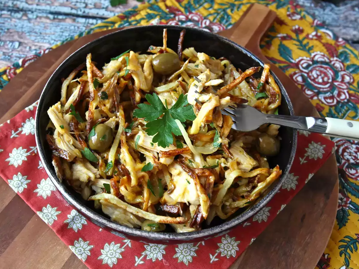 Frango à Brás: den perfekta portugisiska rätten för att använda upp kycklingrester - foto 5