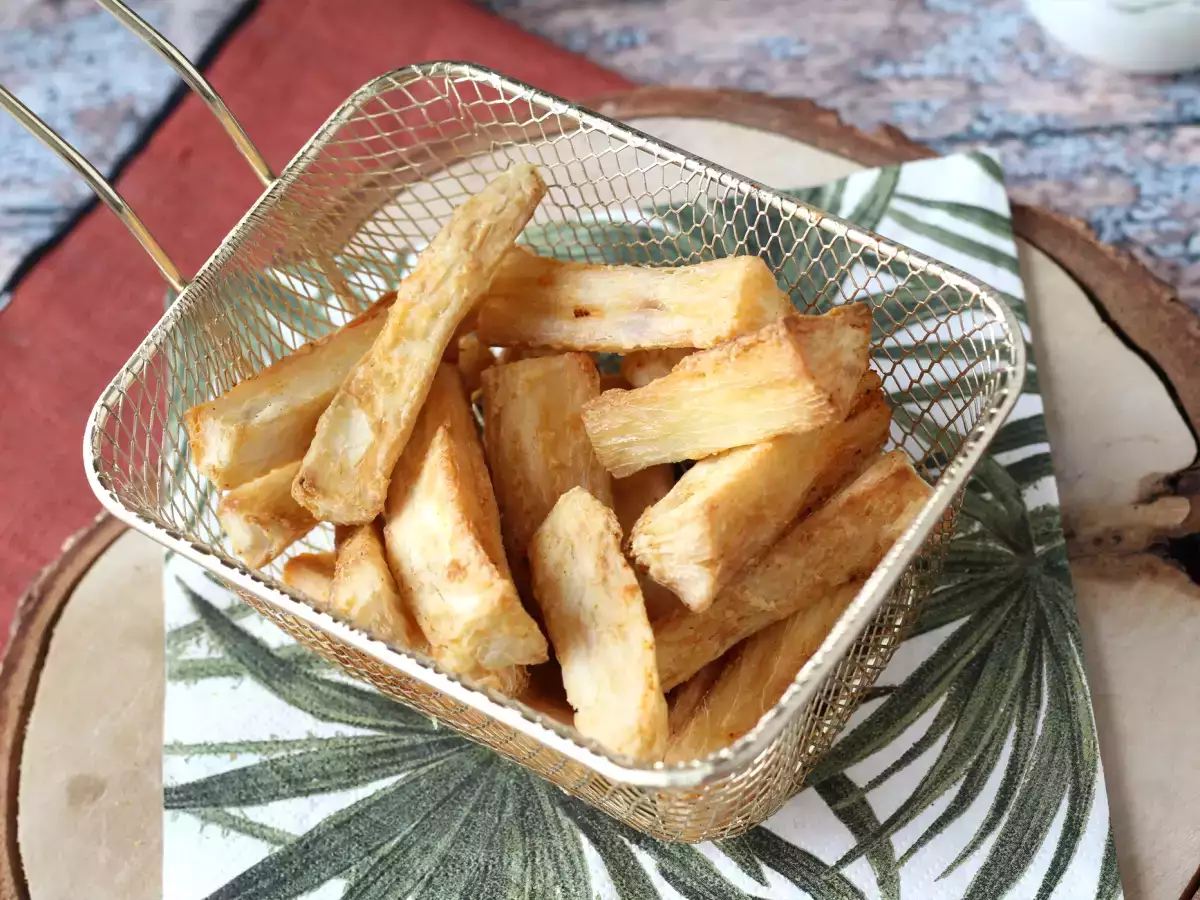 Friterad kassava i airfryer: ett krispigt och hälsosamt mellanmål
