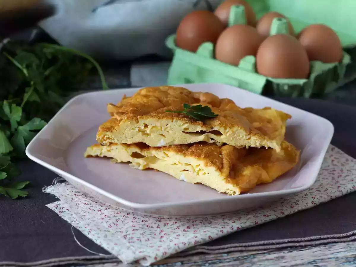 Frittata i luftfryser, ett lätt recept utan att smutsa ner något i köket!