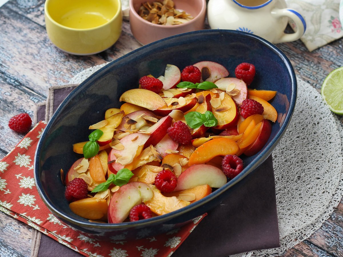Fruktsallad: persika, aprikos, hallon och mycket mer! - foto 5