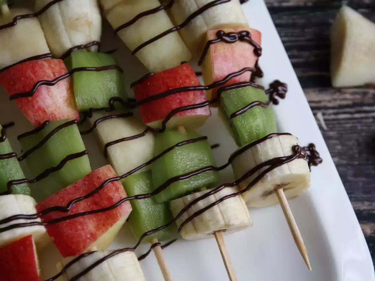 Fruktspett med choklad – en extra fräsch avslutning på måltiden! - foto 4