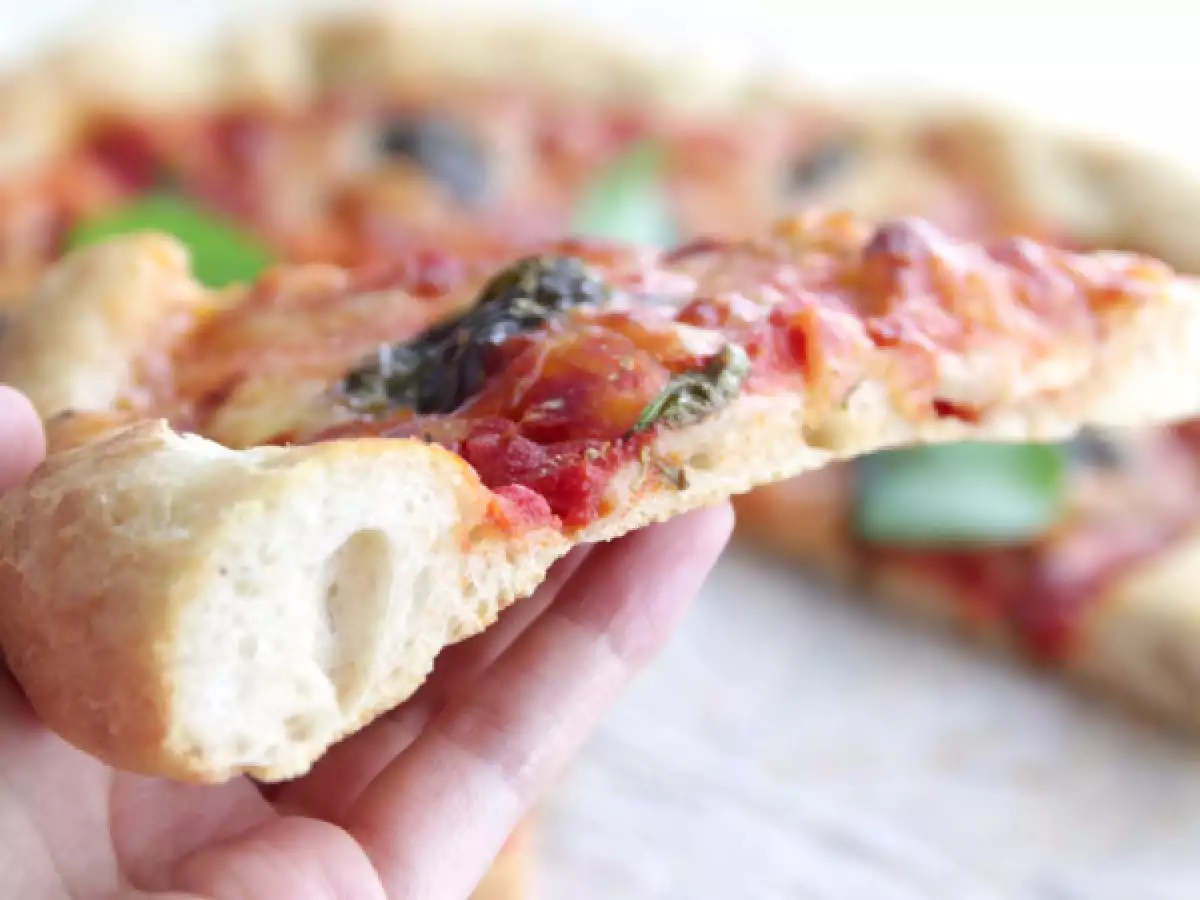 Fuktig Margherita-pizza - foto 4