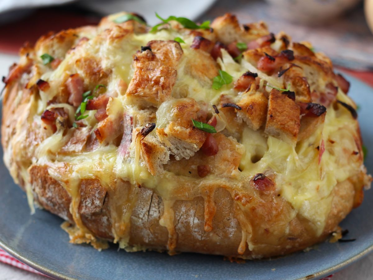 Fyllt igelkottsbröd i tartiflette-stil - foto 5