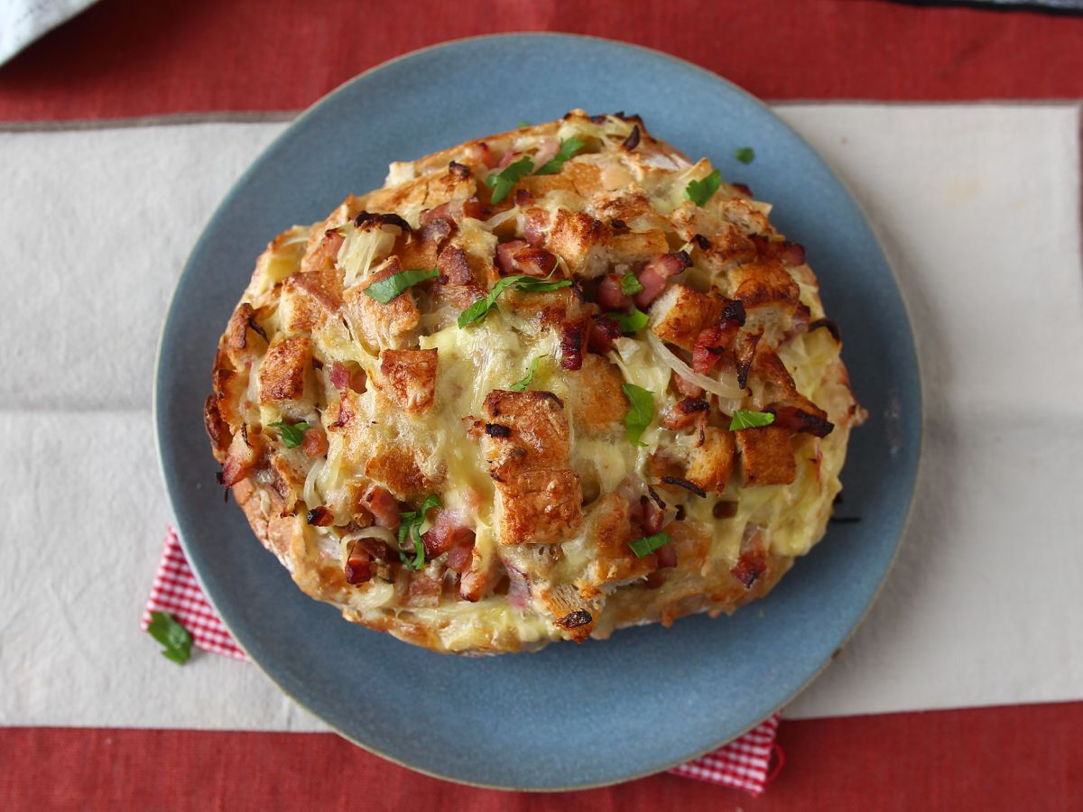 Fyllt igelkottsbröd i tartiflette-stil - foto 6