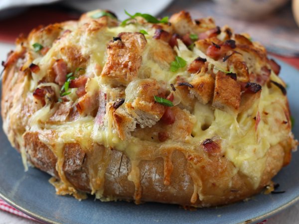 Fyllt igelkottsbröd i tartiflette-stil - foto 5