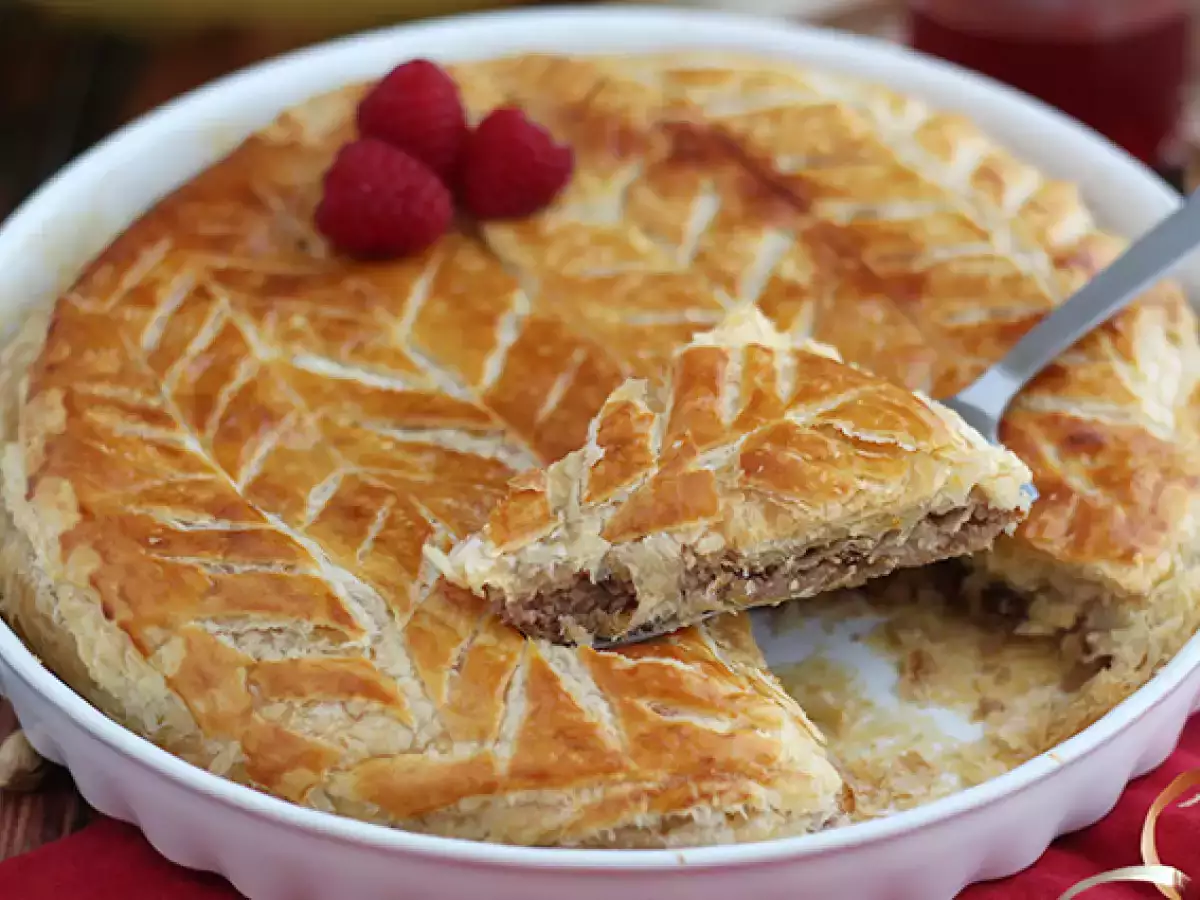 Galette des rois med frangipane, hallon och pistage - foto 5
