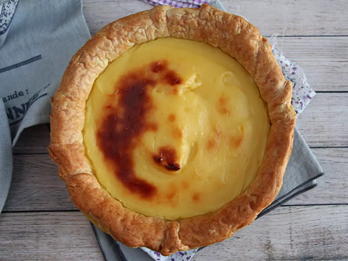 Gigantisk pastel de nata (portugisisk vaniljtårta) - foto 5