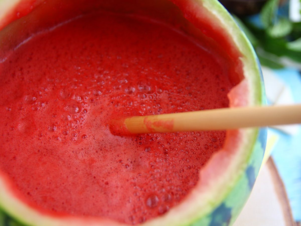 Gin-cocktail med vattenmelon - foto 3
