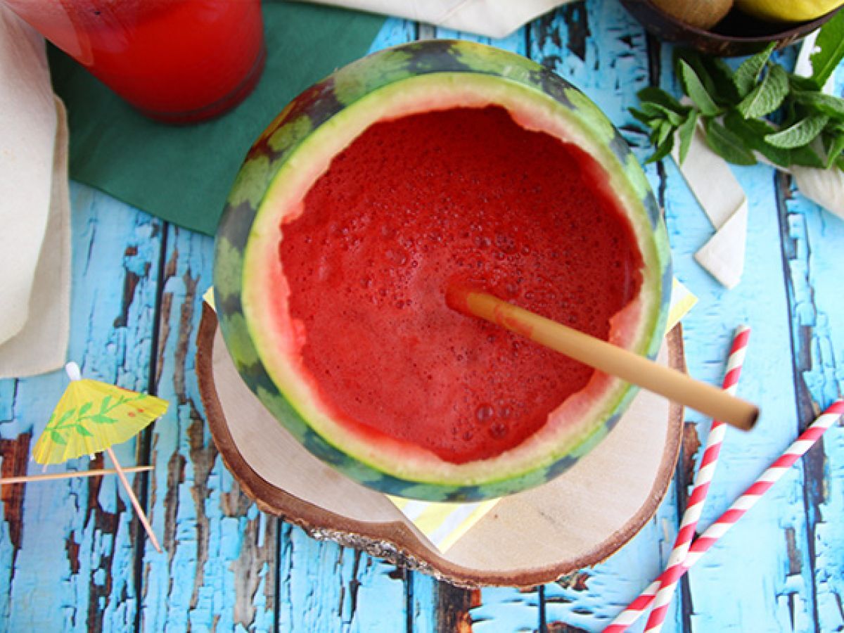 Gin-cocktail med vattenmelon - foto 5